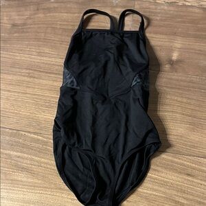 Stylish Black One-Piece leotard